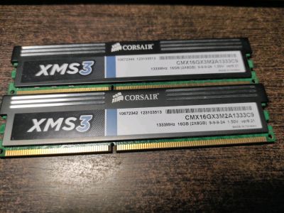 Лот: 19858658. Фото: 1. Corsair 2x8Gb 133Mhz. Оперативная память