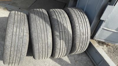 Лот: 9638681. Фото: 1. Комплект колес Bridgestone 215... Шины