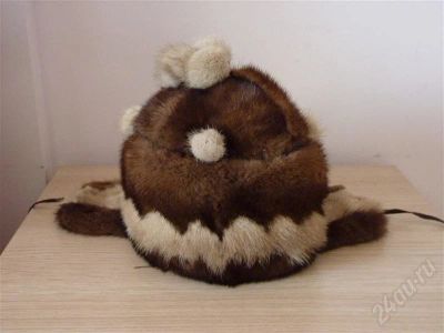 Лот: 563496. Фото: 1. Шапочка норковая для девочки. Другое (дети растут)