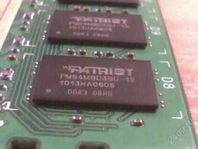 Лот: 757496. Фото: 1. PATRIOT DDR3 1GB 1333Mhz retail. Оперативная память