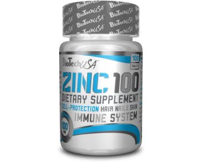 Лот: 5352048. Фото: 1. Zinc 100 от BioTech USA (Спортивное... Спортивное питание, витамины