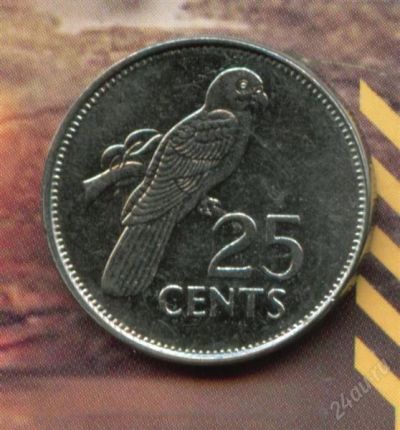 Лот: 2155294. Фото: 1. сейшельские острова 25 центов... Африка