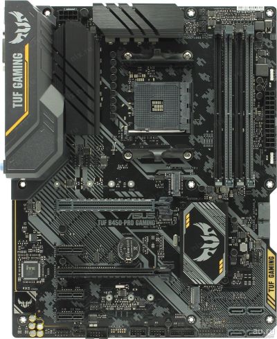 Лот: 18063005. Фото: 1. Материнская плата Asus Tuf b450-pro... Материнские платы