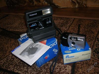 Лот: 2352591. Фото: 1. два фотоаппарата. Polaroid