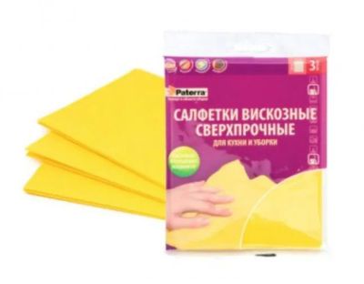 Лот: 12944795. Фото: 1. Салфетка вискоза Paterra &quot... Инвентарь для уборки