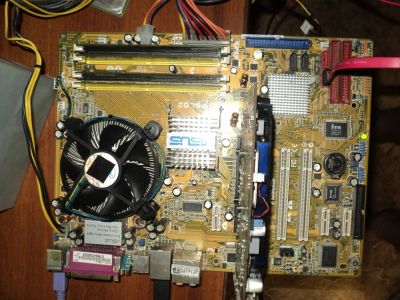 Лот: 7481815. Фото: 1. Комплект материнская плата asus... Материнские платы