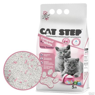 Лот: 18287792. Фото: 1. Кэт Степ Вайт (Cat Step) "Compact... Миски, лотки, наполнители
