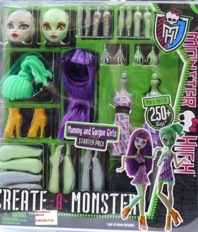 Лот: 8425170. Фото: 1. Набор Monster High Create a Monster... Куклы и аксессуары