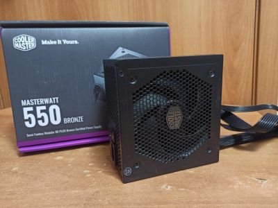 Лот: 18801550. Фото: 1. Блок питания CoolerMaster MasterWatt... Корпуса, блоки питания