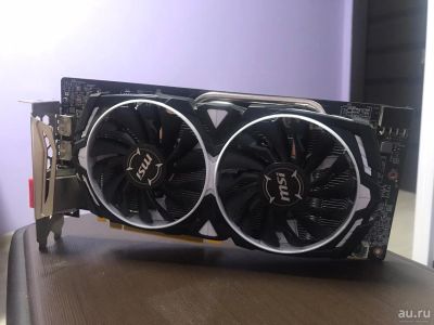 Лот: 16033373. Фото: 1. Видеокарта MSI RX480 Armor 4Gb... Видеокарты