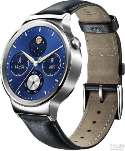 Лот: 15236511. Фото: 1. Часы Huawei Watch Genuine leather... Смарт-часы, фитнес-браслеты, аксессуары