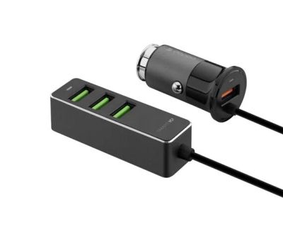 Лот: 20912620. Фото: 1. АЗУ 1USB + 3USB для пассажиров... Зарядные устройства, блоки питания, адаптеры сетевые для смартфонов