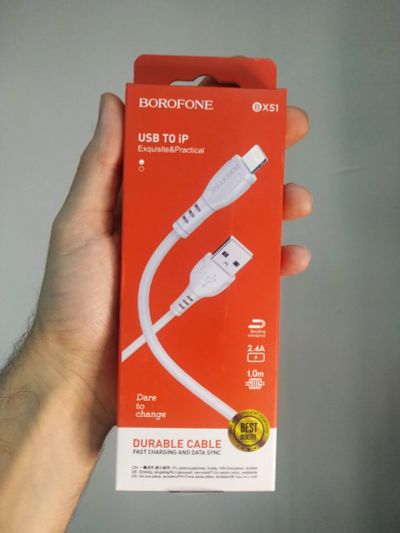 Лот: 19569035. Фото: 1. usb кабель для iphone 5/6/6plus... Дата-кабели, переходники