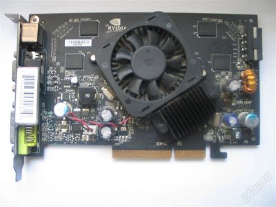 Лот: 1588458. Фото: 1. GF 7600GS 256MB AGP DDR2 TV DVI. Видеокарты