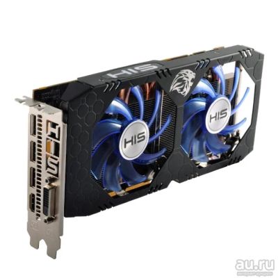 Лот: 18253897. Фото: 1. Radeon RX580 4gb his в хорошем... Видеокарты