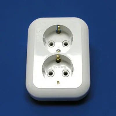 Лот: 13020451. Фото: 1. Розетка двойная Беларусь. Удлинители, тройники, сетевые фильтры