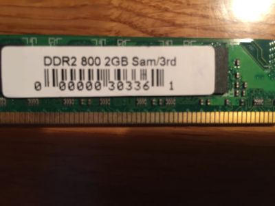 Лот: 15599891. Фото: 1. Оперативная память 2 GB DDR2. Оперативная память