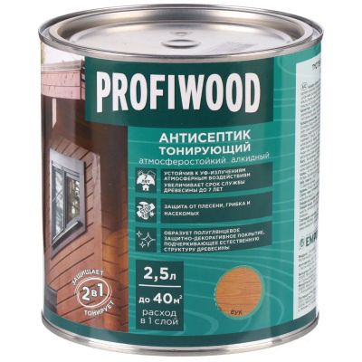 Лот: 24076953. Фото: 1. Антисептик Profiwood, для дерева... Краски, лаки, растворитель