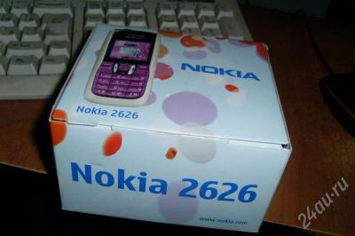 Лот: 254922. Фото: 1. nokia 2626 в коробке + зарядка... Кнопочные мобильные телефоны
