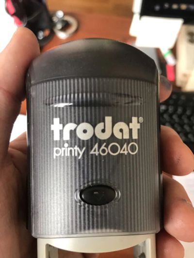 Лот: 18053379. Фото: 1. Печать trodat printy 46040. Печати, штампы, оснастки