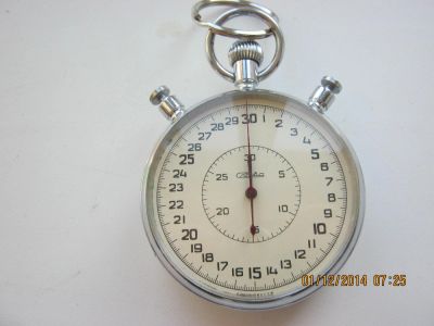 Лот: 4818261. Фото: 1. Секундомер "Слава". Трехстрелочный... Пульсометры, шагомеры, секундомеры