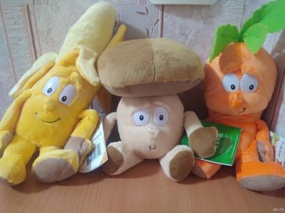 Лот: 18039659. Фото: 1. За 3 игрушки 1000 новые. Мягкие