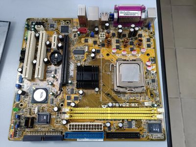 Лот: 18011084. Фото: 1. МП ASUS P5VD2-MX+Celeron 336 BOX. Материнские платы