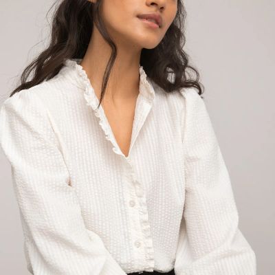 Лот: 24215742. Фото: 1. Блуза LaRedoute. Блузы, рубашки, водолазки