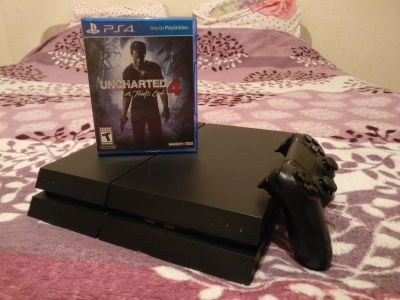 Лот: 13343762. Фото: 1. PS4 1000гб. + диски. БЕЗ торга... Игровые приставки, консоли