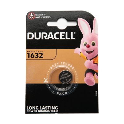 Лот: 25795513. Фото: 1. Батарейка DURACELL CR1632/1BL... Батарейки, аккумуляторы, элементы питания