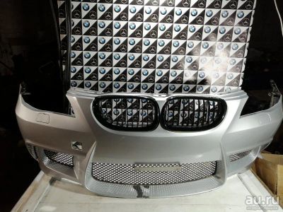 Лот: 13525777. Фото: 1. Бампер Перед. с BMW 5-series Е60... Кузов