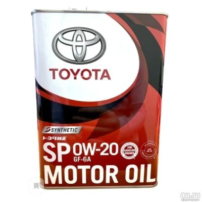 Лот: 18016161. Фото: 1. Toyota 0w20 SP GF-6A. Масла, жидкости