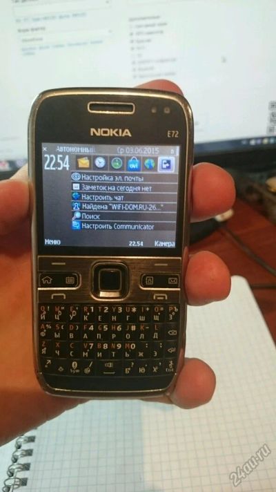 Лот: 5640014. Фото: 1. Nokia E72 Оригинал С РУБЛЯ. Смартфоны