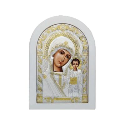 Лот: 23894146. Фото: 1. Икона Казанская Божья Матерь. Другое (ювелирные изделия, бижутерия, часы)