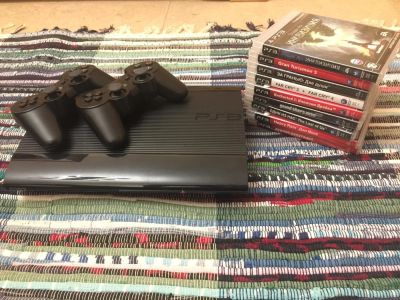 Лот: 9429878. Фото: 1. PlayStation 3 , Много игр на дисках... Игровые приставки, консоли