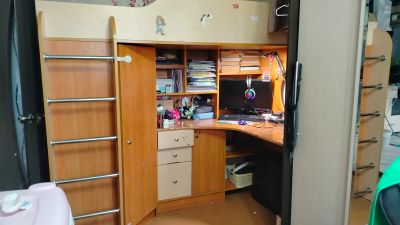 Лот: 25762145. Фото: 1. кровать двухъярусная подростковая... Другое (детская мебель)