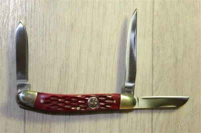 Лот: 2211725. Фото: 1. Boker Bonsai Red Bone. Ножи, топоры