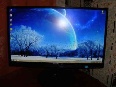 Лот: 6888447. Фото: 1. монитор Philips 21.5 224E5QSB... ЖК-мониторы
