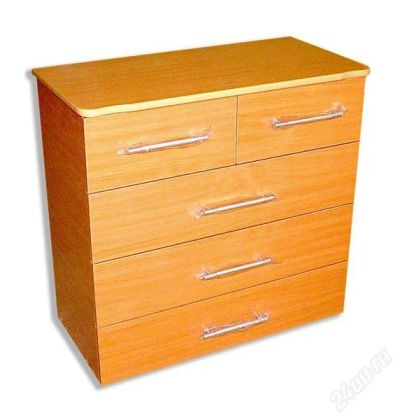 Лот: 1237105. Фото: 1. Комод Агат 5 ящ бук (код 272... Комоды