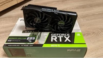 Лот: 19813869. Фото: 1. KFA2 GeForce RTX 3070 Ti гарантия... Видеокарты