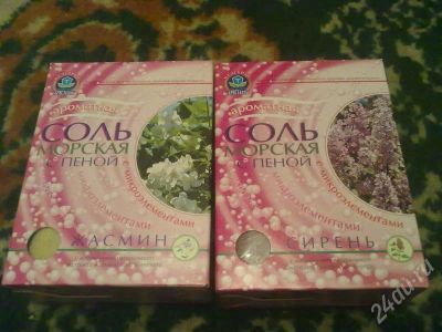 Лот: 370542. Фото: 1. Ароматная морская соль с пеной... Уход за телом