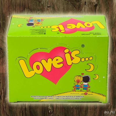 Лот: 15460708. Фото: 1. Целый блок жвачки (100шт) love... Другое (кондитерские изделия, конфеты)