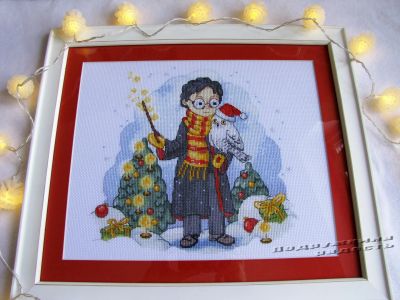 Лот: 19623394. Фото: 1. Картина Harry Potter Новогоднее... Картины, рисунки