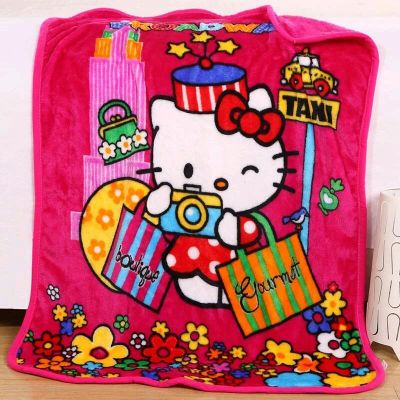 Лот: 11639947. Фото: 1. Детский плед Hello Kitty. Пледы, покрывала