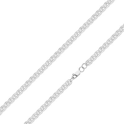 Лот: 23881039. Фото: 1. Серебряная цепочка ручной Бисмарк. Цепочки