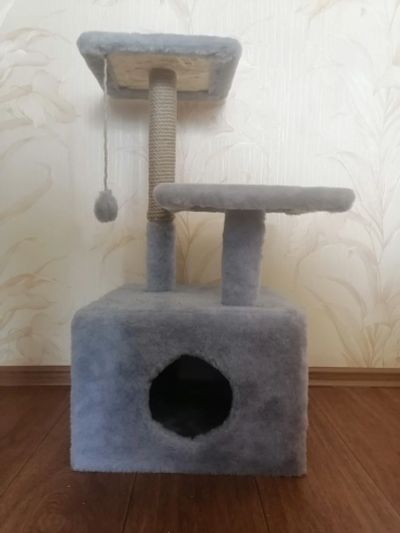 Лот: 17580362. Фото: 1. Домик для кота. Домики, переноски, клетки, когтеточки