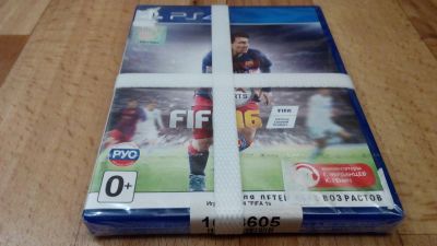 Лот: 7734111. Фото: 1. Fifa 16 PS4 лицензионный диск... Игры для консолей