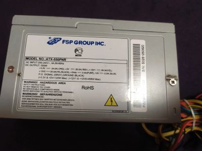 Лот: 25008746. Фото: 1. Блок питания 550 W б/у. Корпуса, блоки питания