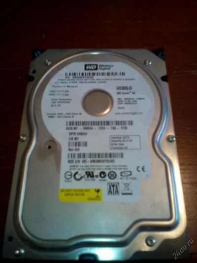 Лот: 5933575. Фото: 1. Жесткий диск SATA 80 гигабайт. Жёсткие диски (HDD)
