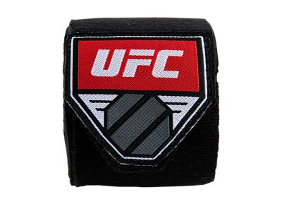 Лот: 22358548. Фото: 1. Бинт боксерский UFC l4,5 м черный. Одежда для боевых искусств